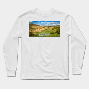 North Dakota Badlands Long Sleeve T-Shirt